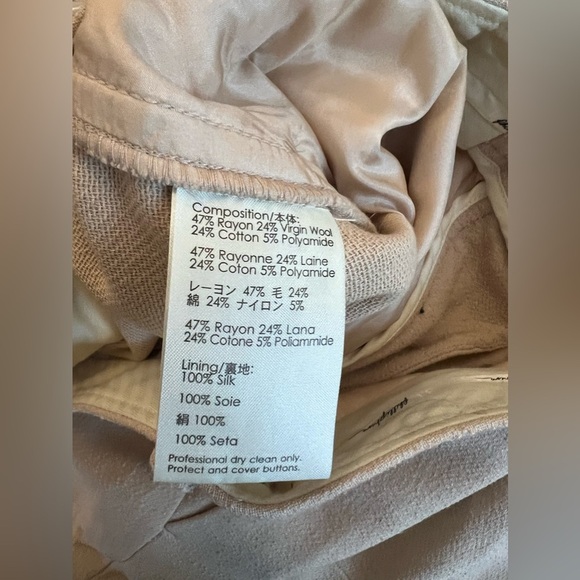 3.1 Phillip Lim Khaki Cuffed Straight Leg Pant Size 4 - Picture 5 of 8